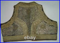 Antique Ottoman Gold & Silver Thread Yelek Vest Jacket Balkan Childs Vintage