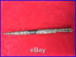Antique Ottoman Turkish Persian Russian Caucasian Balkan Silver Dagger No Sword