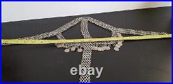Antique Palestinian handmade Tribal headdress silver with coins ottoman empire