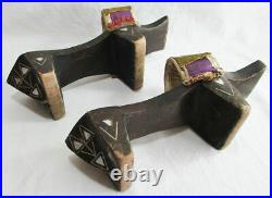 Antique Pearl inlaid OTTOMAN Pair Clogs Turkish Woman Hamam Shoes Naln Sandals