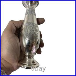 Antique Perisan Silver Vase Marked 84/ 156.5 Grams silver