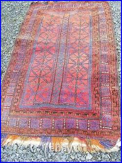 Antique Persian Islamic Baluch Rug