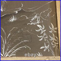 Antique Persian Islamic Painting On Cardboard