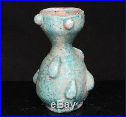 Antique Persian / Islamic Turquoise Glaze Flask