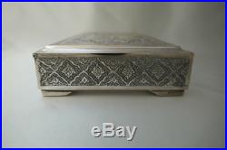 Antique Persian Silver Box, Hallmarked'84
