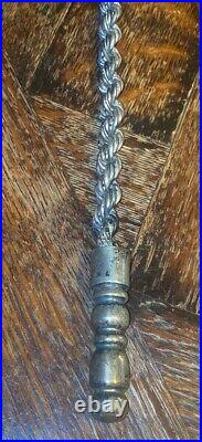 Antique Persian Silver HOOKAH decorative Piece. Islamic Art