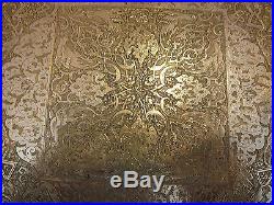 Antique Persian silver tray Museum quality