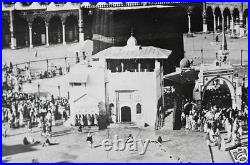 Antique Photo Mecca Makkah Kaaba Saudi Arabia Islam Hajj Hejaz Black White 1930