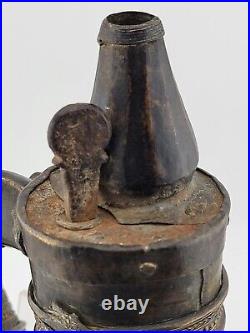 Antique Rare round shape powder flask Rare collectible ottoman Islamic Arabic