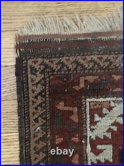 Antique Rug Middle Eastern Baluchistan Wool 3 X 5