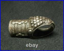 Antique Silver Arabic Christian Seal Ring 18th Century Middle East