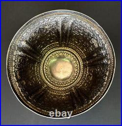 Antique Silver Laos Buddhist Temple Altar Offering Bowl