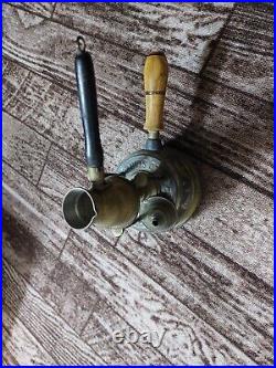 Antique Solid Brass Spirit Stove With Coffee Pot