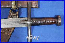 Antique Sudanese Kaskara sword with Solingen blade Sudan 18th 19th