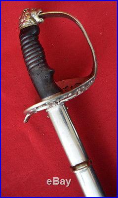 Antique Turkish Ottoman Balkan Military Officers Sword