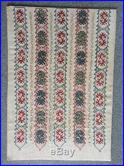 Antique Turkish Ottoman Embroidery towel Textile