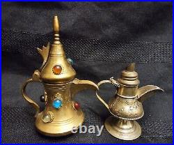 Antique Vintage Arabic Islamic Dallah Coffee Pots- Prices vary