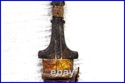 Antique Wood and Brass Dagger Knife Khanjar Islamic Middle Eastern