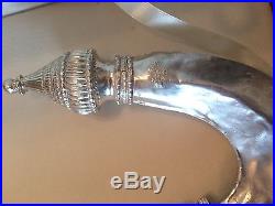 Antique Yemen Silver Arab Jambiya Dagger Middle eastern Yemenite Withcase