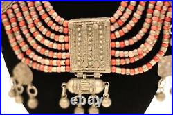 Antique Yemenite Filigree silver Necklace Islamic Bridal Ethnic