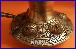 Antique copper Turkish Ottoman Middle eastern Islamic Dallah Arab Coffee Pot