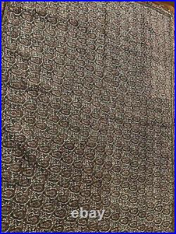 Antique hand made woven textile Hamadan termeh over 200 years old