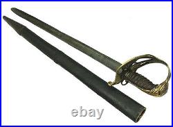 Antique islamic Afghan Khyber Knife Straigh Blade Short sword Dagger Messer KH-4