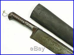 Antique islamic Afghan Khyber Knife Straigh Blade Short sword Dagger Messer KH-7
