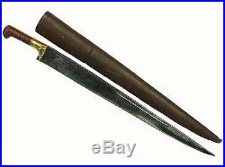 Antique islamic Afghan Khyber Knife Straigh Blade Short sword Dagger Messer KH-8