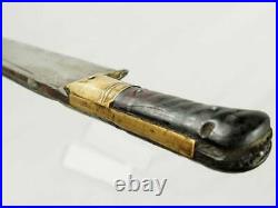 Antique islamic Afghan Khyber Knife Straigh Blade Short sword Dagger Messer KH17