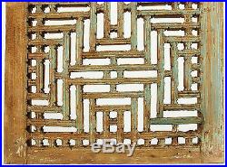 Antique islamic wooden Jali mashrabiya Screen Latticework afghanistan swat 16/E