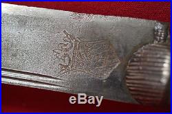 Antique late 18th, early 19th, c. Turkish Balkan Yataghan Sword