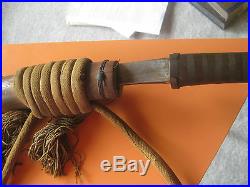 Antique mid 19th century Burma Thai or Laos Sword and scabbard