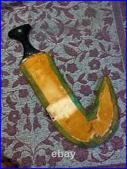Antique old dagger arabic yemen khanjar jambiya islamic dagger? D