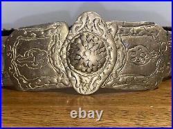 Antique ottoman empire heavy brass turkish belt