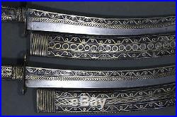 Antique pair of kabyle algerian flyssa (flissa nimcha) dagger Dated 1860