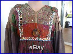 Antique/vintage Afghanistan ethnic traditional dress costume nomad