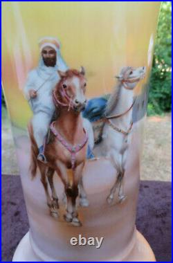 Antiques Royal Bayreuth Vase With Middle Eastern Themed Arab Motaif