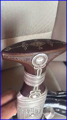 Antiques dagger Middle East Genuine silver