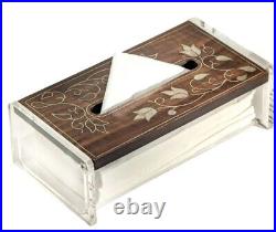 Arabic antique tissue box made of plexiglass