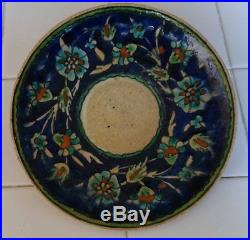 Armenian Ceramic Jerusalem TEA PLATE Pottery Palestine Iznik Art 1930-40 Israel