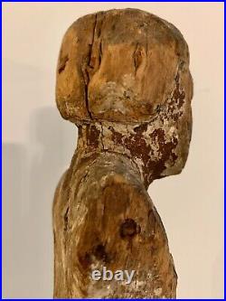 Authentic ANCIENT EGYPTIAN PAINTED WOOD FIGURE MIDDLE KINGDOM, 12TH DYNASTY
