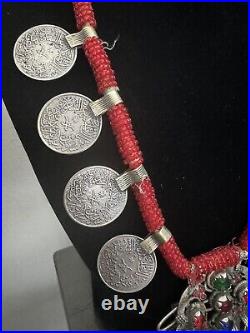 Authentic Vintage Middle Eastern Coin Pendant Necklace