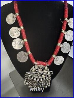 Authentic Vintage Middle Eastern Coin Pendant Necklace