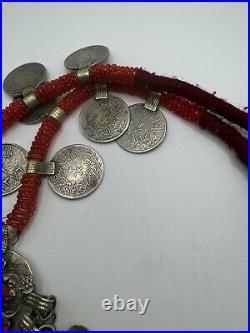 Authentic Vintage Middle Eastern Coin Pendant Necklace