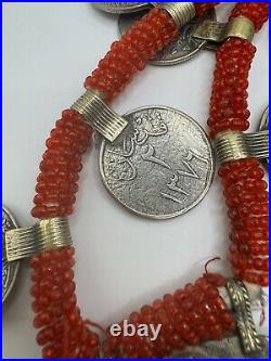 Authentic Vintage Middle Eastern Coin Pendant Necklace