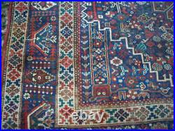 Beautiful Antique 1920's Authentic Middle Eastern Rug 7.4x10.1