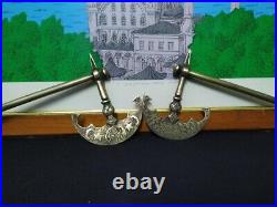 Brass Axe 2 Pcs Ornamental, Ottoman Turkish Antique Style Wall Home Office Decor