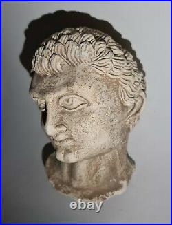 Circa Near Eastern Roman Egyptian Stucco Head Of A Emperor Beautifully Carved