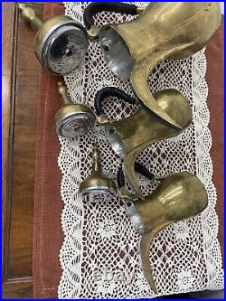 Coffee Dallah Pot Brass Antique Middle Islamic Arabic Eastern Vintage Tea Set